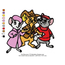 The Rescuers 11 Embroidery Designs